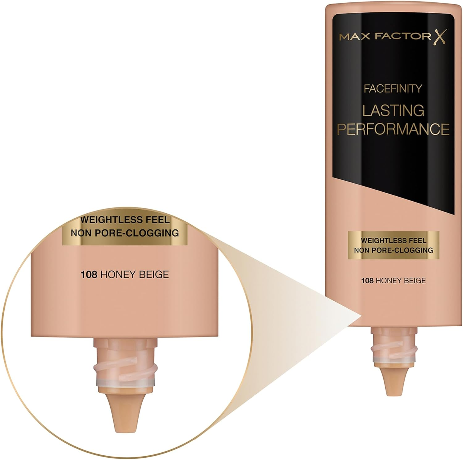 Max Factor Lasting Performance Foundation 35 Ml, 108 Honey Beige - 35 Ml (Pack Of 1), White image number 7