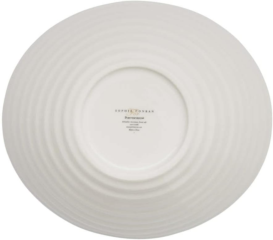 Portmeirion Sophie Conran White Cereal Bowl | Set of 4 | Dinnerware Bowl for Soup or Cereal | 7.25 Inch | Made from Fine Porcelain | Microwave and Dishwasher Safe - Celadon image number 4