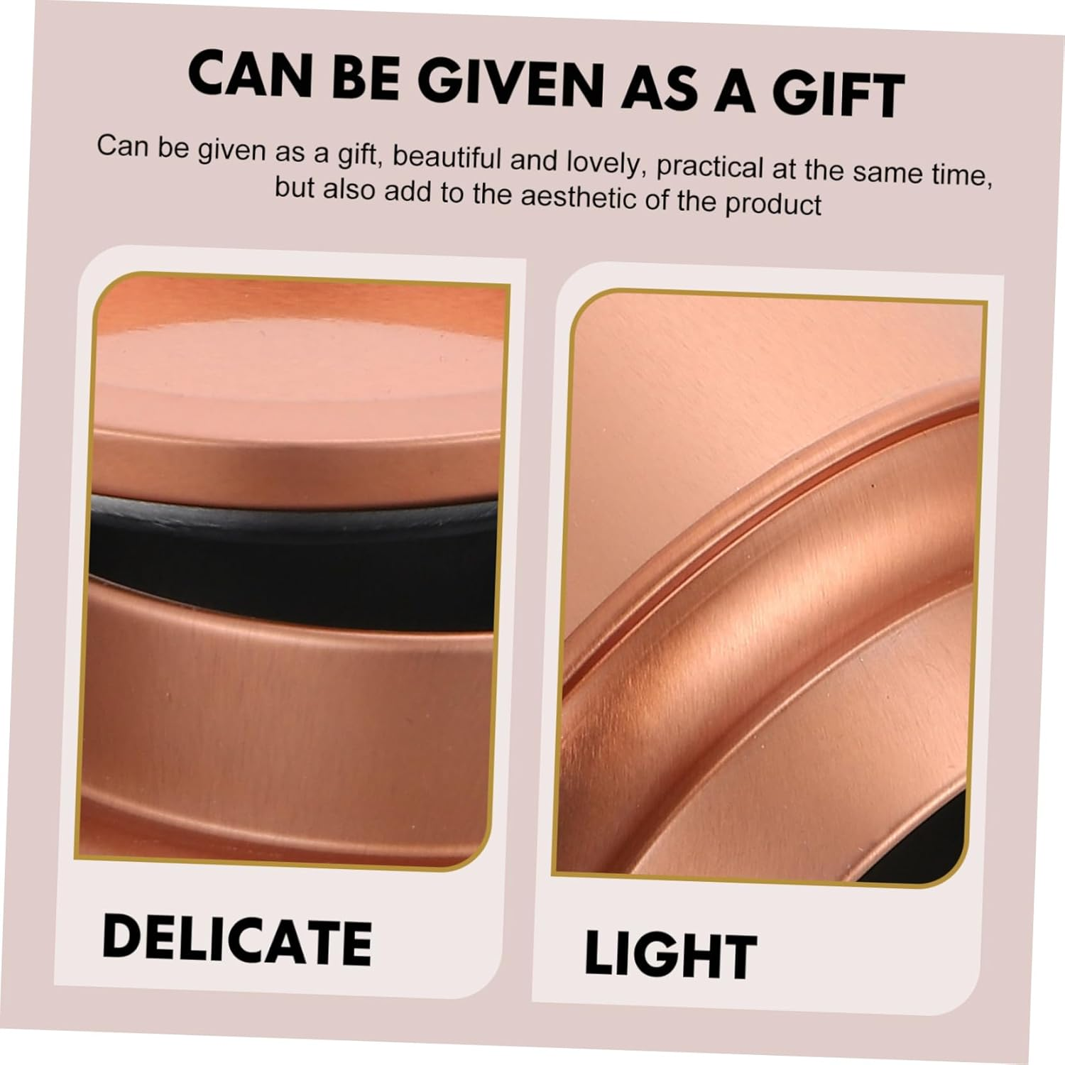 HAKIDZEL Storage Jars Canisters Airtight Tea Can Lid Tinplate Tea Jar for Storage Sealed for Home Organization image number 5