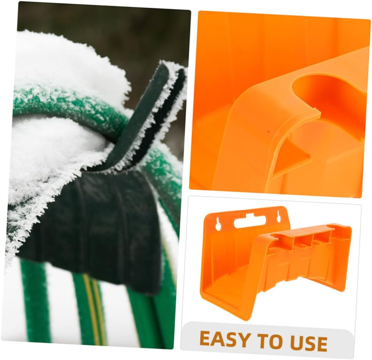 OFFSCH 2Pcs Garden Hose Holder Hook Plastic Hose Hook Hanger Storage Organizer in Gardening image number 6