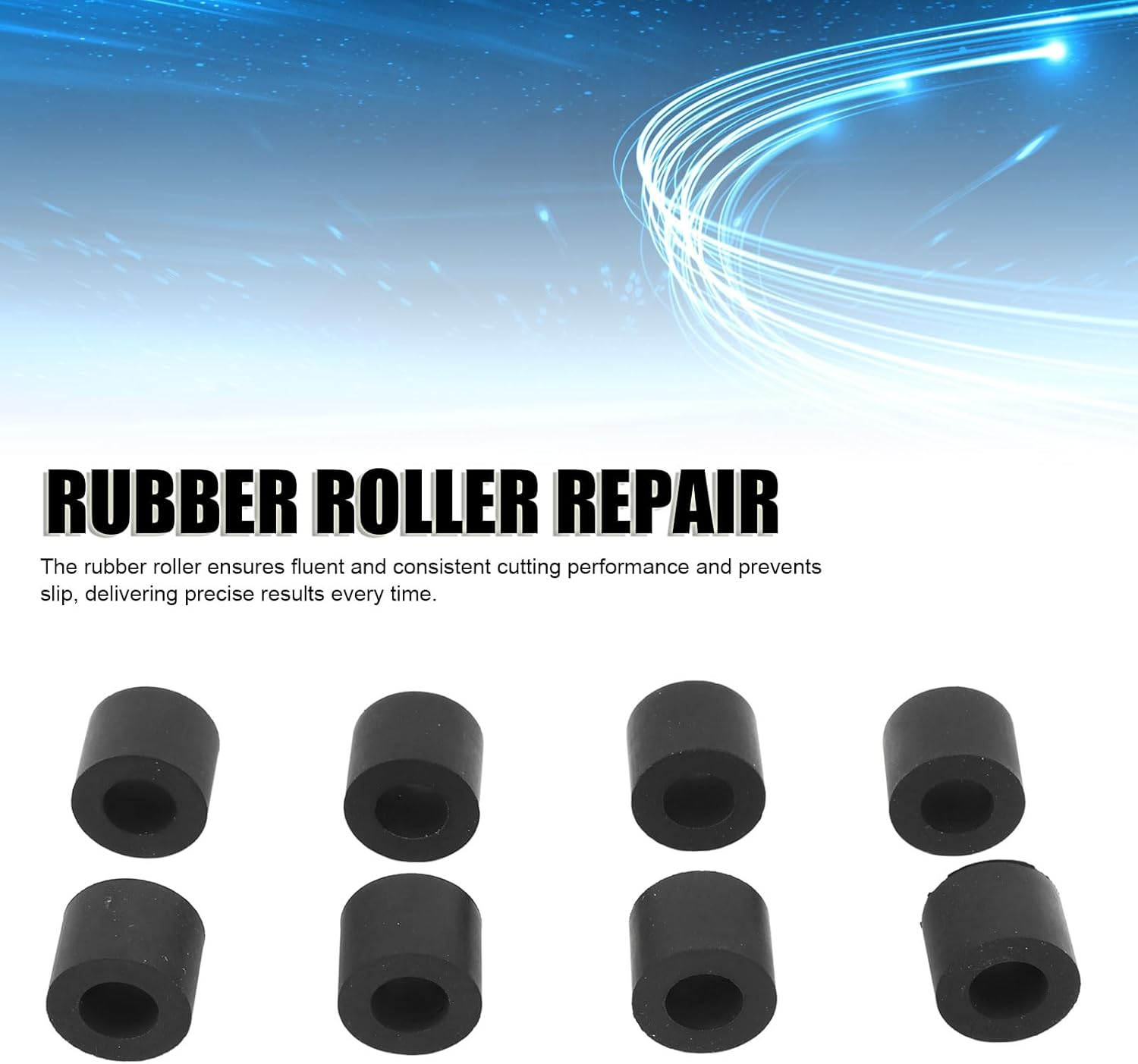 8PCS Rubber Roller Replacement for Maker 2 3 for Explore Air 2 3, Professional TPU Rubber Wheel Mat, Guide Rubber Roller image number 6