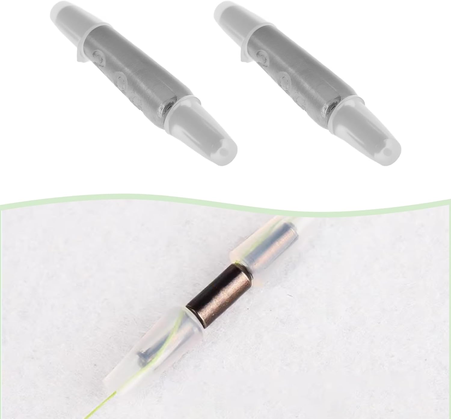 Be in Your Mind 8Pcs Locking Tungsten Sinkers 0.5G 1G 1.5G 2G Tungsten Steel Mixed Fishing Sinker Weights for Bass Pike Saltwater Freshwater image number 6