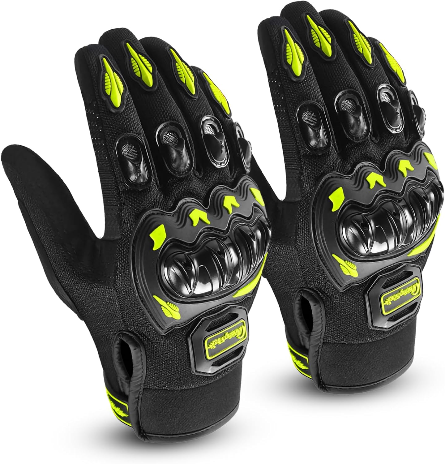 Motorcycle Gloves Winter Cold Weather Warm Touchscreen Waterproof Windproof Protective Gear Motorcycle Gloves for Men and Women, Full Finger Motorbike Gloves