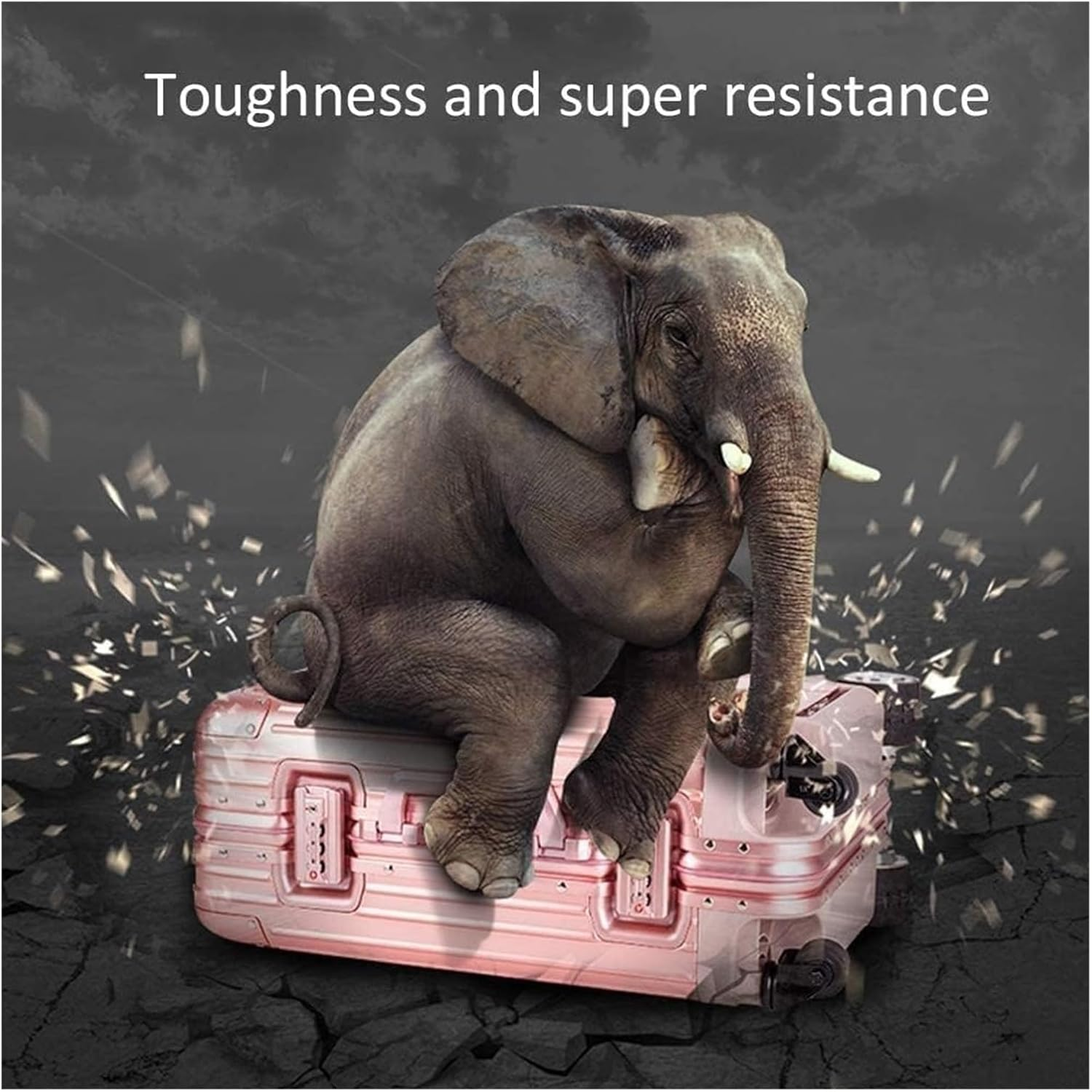 VEGIONES Luggage，Suitcases with Wheels Carry on Luggage Smart Remote Control Suitcases Carry on Luggage 20 Inch Suitcase Usb Rechargeable Riding Suitcases with Wheels Lightweight, One Color, Silver- image number 4