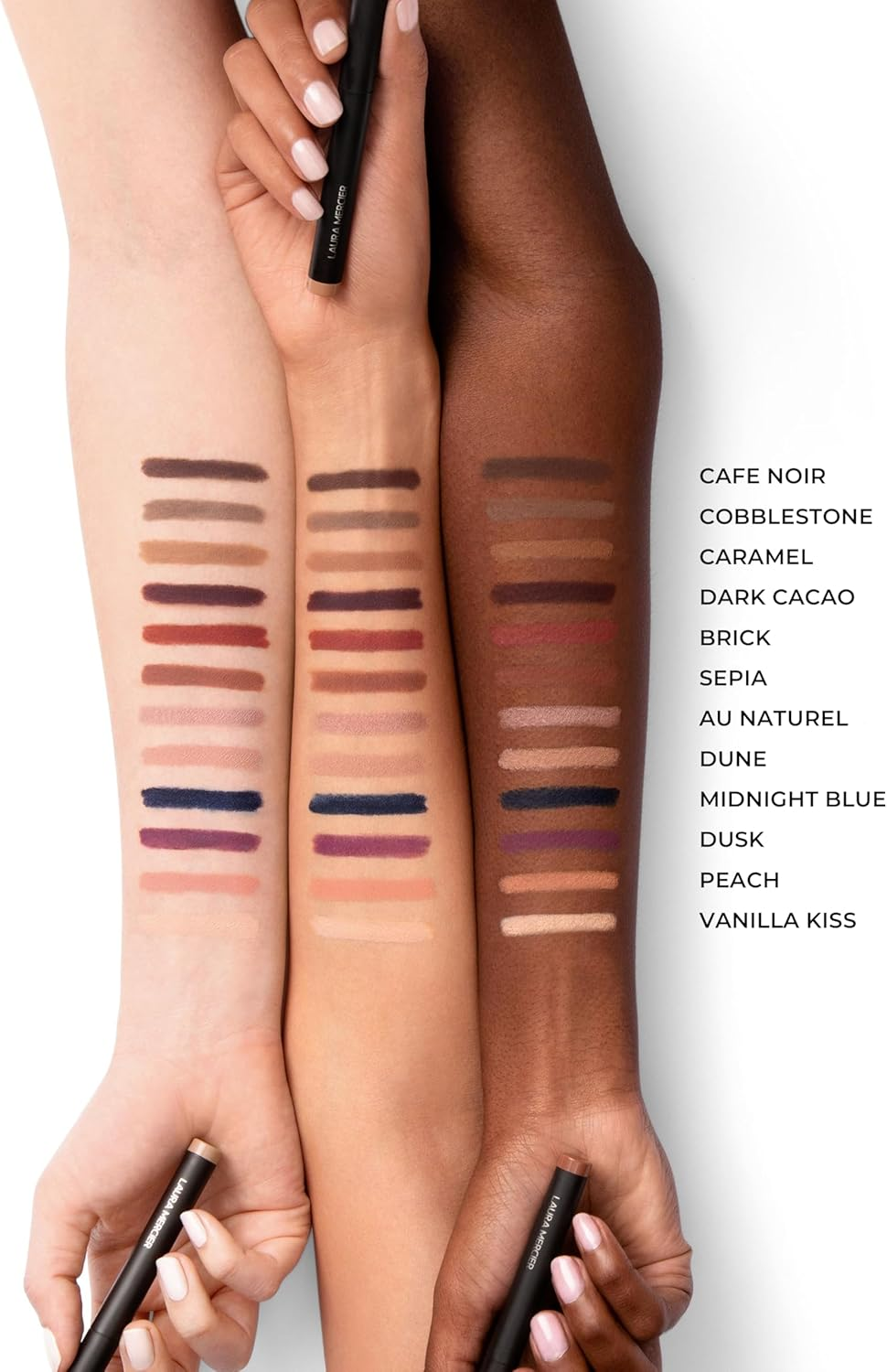 Caviar Stick Eye Color - Dark Cacao by Laura Mercier for Women - 0.05 Oz Eye Shadow image number 6