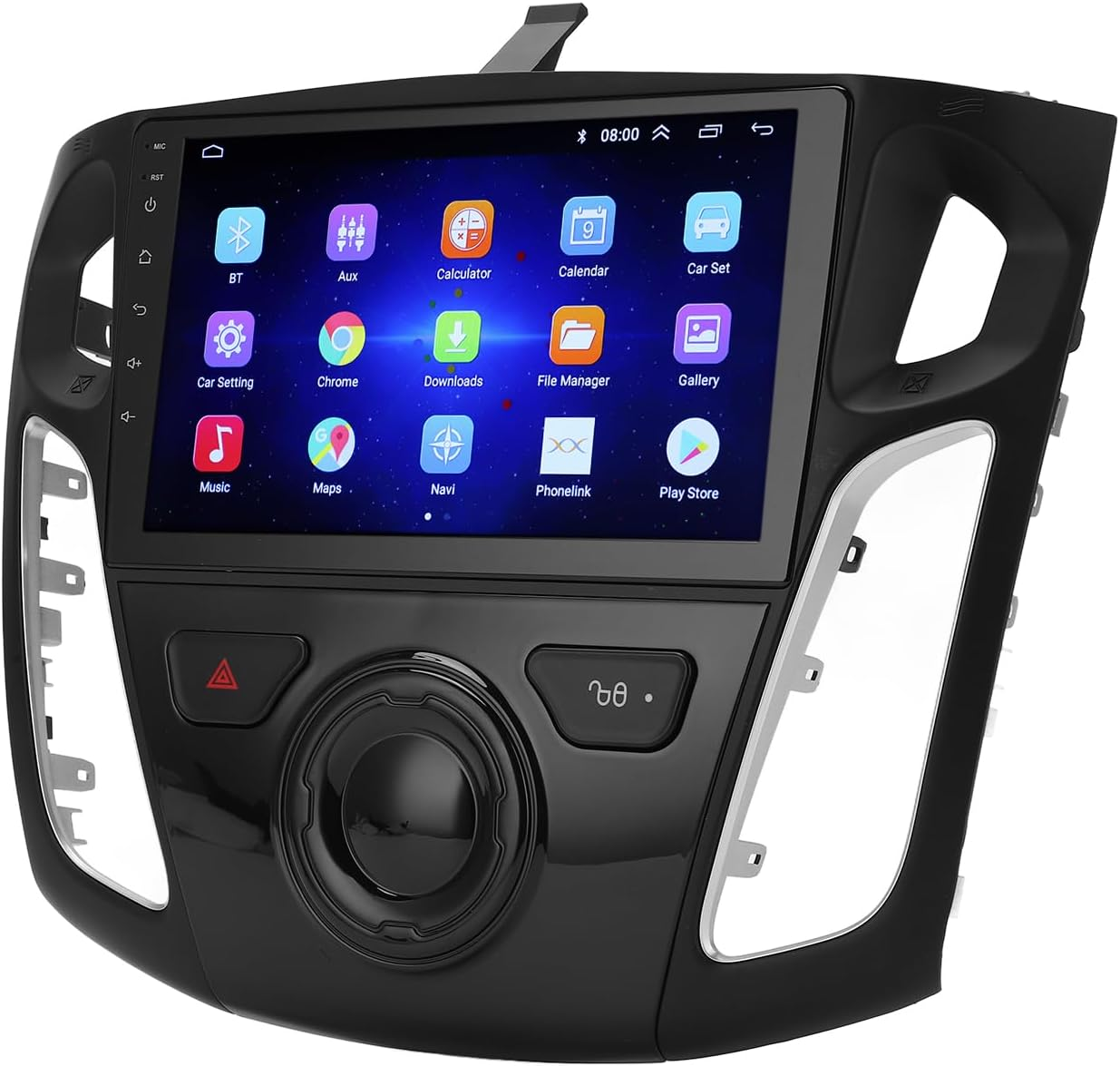 Car Navigation System, Bluetooth Multimedia Player Android Unit Replacement for Focus 2012-2018, 9 Inch Auto Navigation (1+16G) image number 5