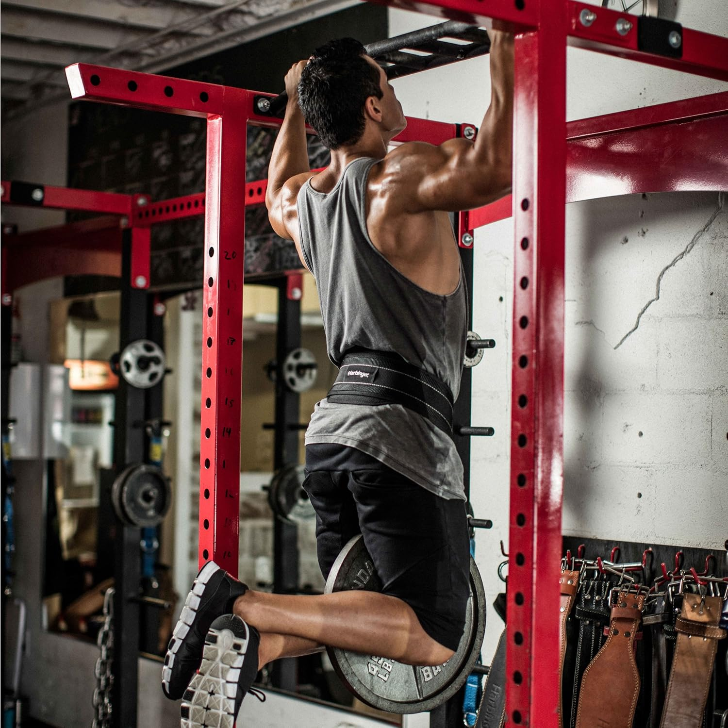 Harbinger LEATHER DIP BELT NO SIZE image number 1