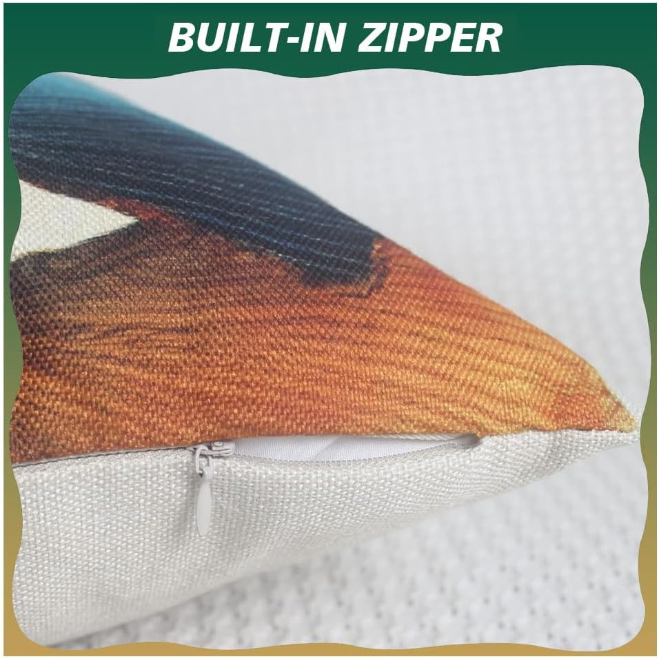 4Pcs Boho Cushion Cover, 45 X 45 Cm,Mid Century Abstract Aesthetic Navy Blue Burnt Orange Cushion Covers Geometric Minimalist Modern Art Linen Cushion for Sofa Couch Home image number 3