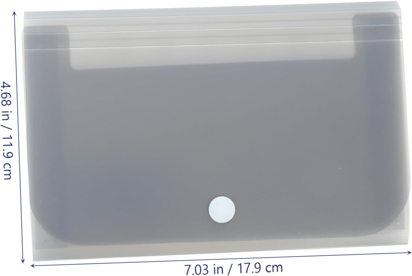 FUNOMOCYA Accordion File Folder Organizer, Small A6 Multi-Layer Expanding Document Wallet Dividers for Travel Document Holder and Receipt Storage, Grey image number 3