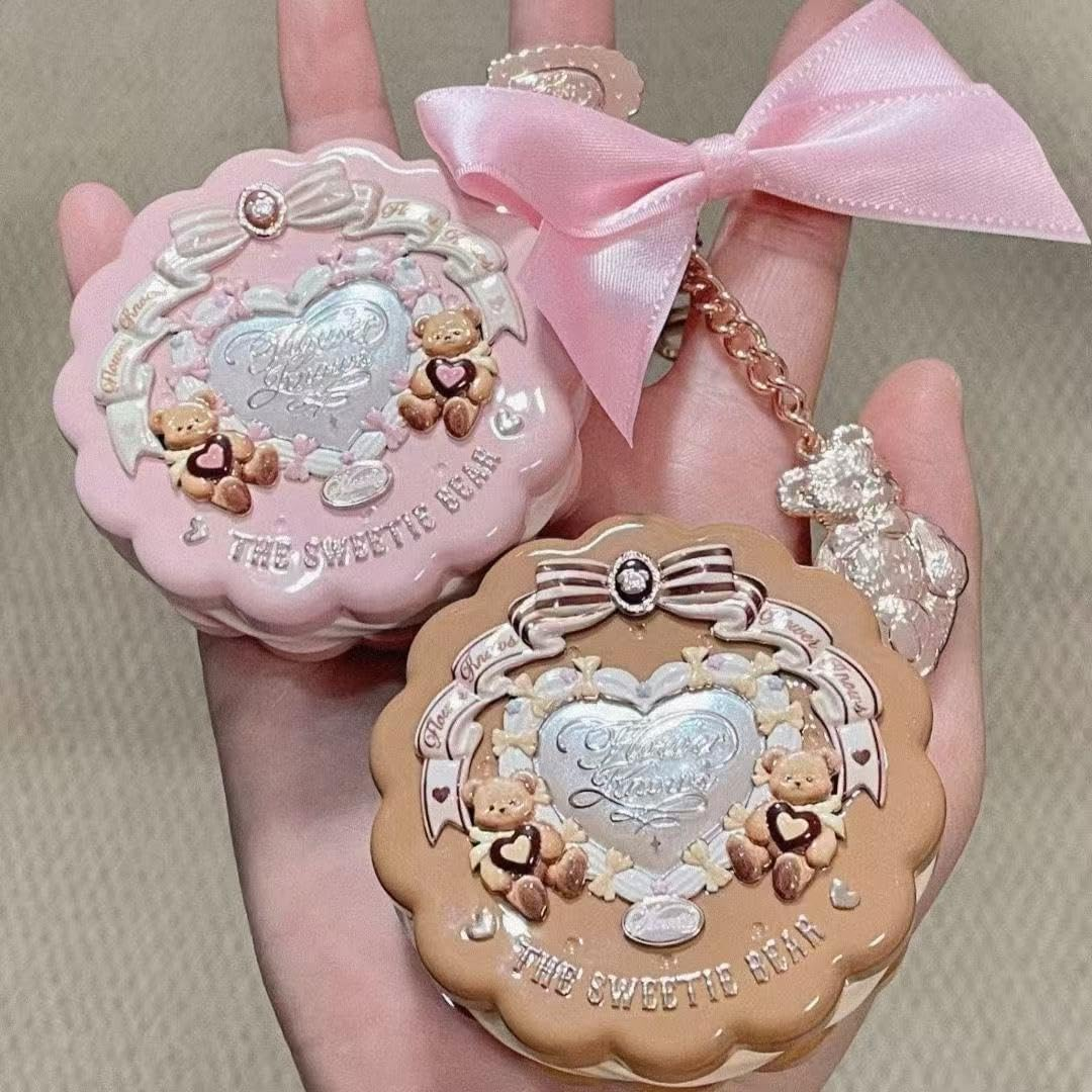 Flower Knows Sweetie Bear Velvet Satin Blush Natural Brightening, Long-Lasting Matte Finish (C03) - C03 image number 6