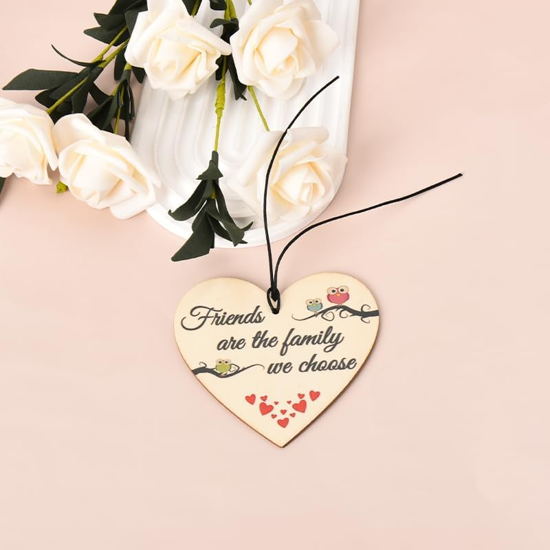 Best Friend Gift Ornaments for Women Girls BFF Friendship Ornament, Bestie Birthday Gifts, Female Friends Themed Party Decorations, Hanging Wall Decor Sign Plaque