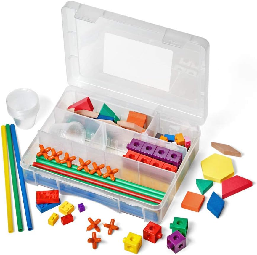 Hand2Mind 93836 STEM Bins Play & Learn Pack, Multi-Coloured
