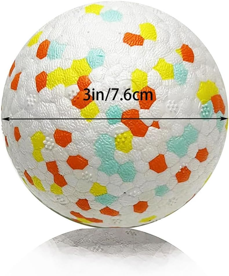 Dog Balls for Aggressive Chewers 2 Pcs, Dog Tennis Ball Toy 3 Inch Interactive Durable Dog Chew Balls image number 5