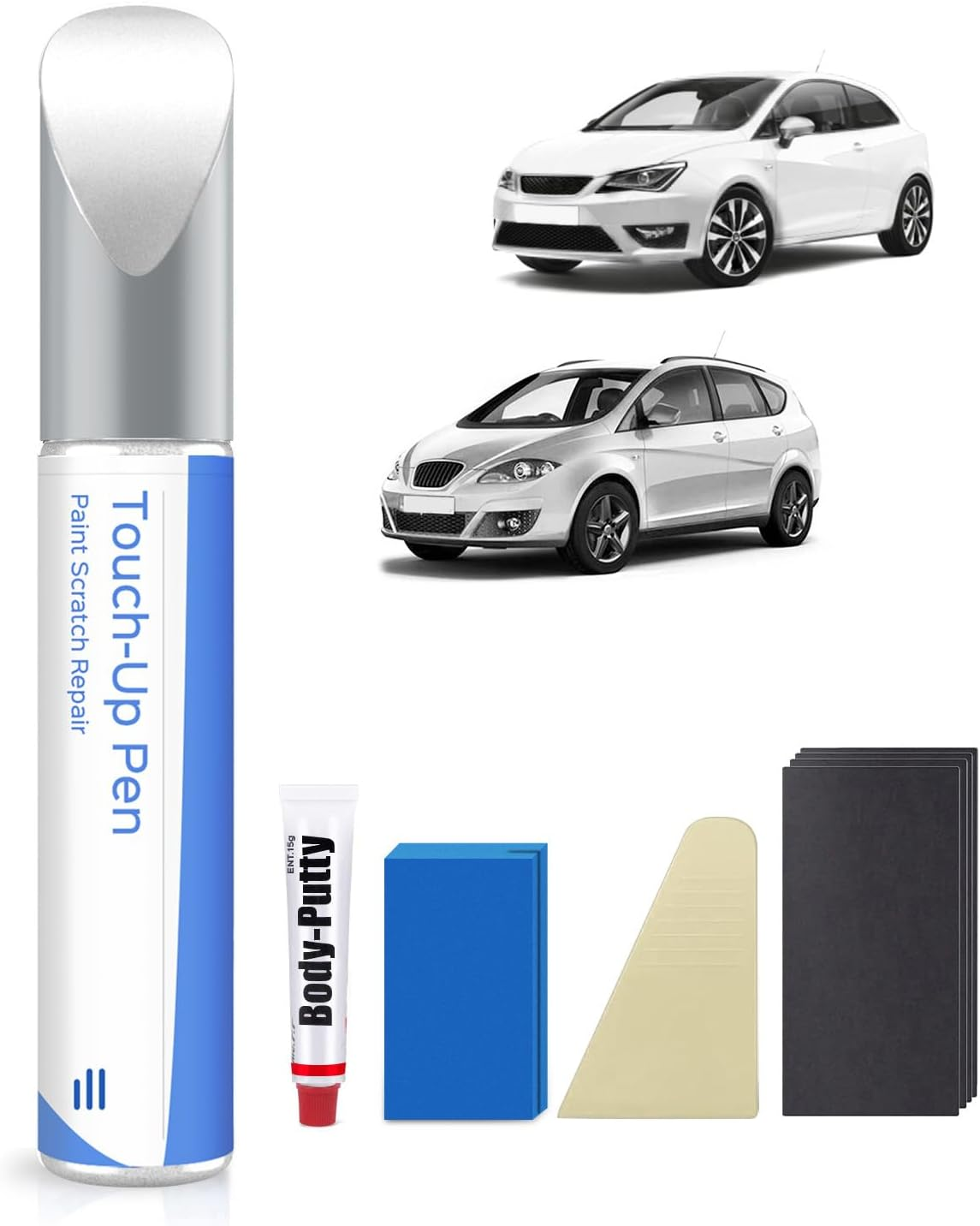 S7H/S7 Magnetic Tech Grey/Magnetic Grey Metallic Touch up Paint Kit for SEAT Exact Match - Touch up Scratches and Chips