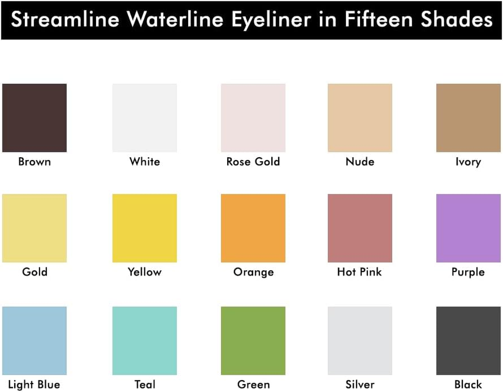 Revolution Streamline Waterline Eyeliner Pencil 1.3 G, Silver