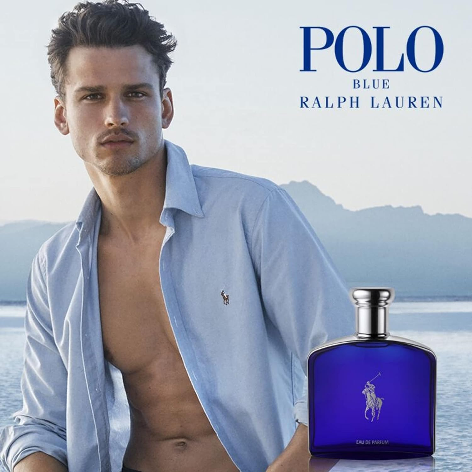 Ralph Lauren Polo Blue Eau De Toilette Spray for Men 125 Ml image number 3