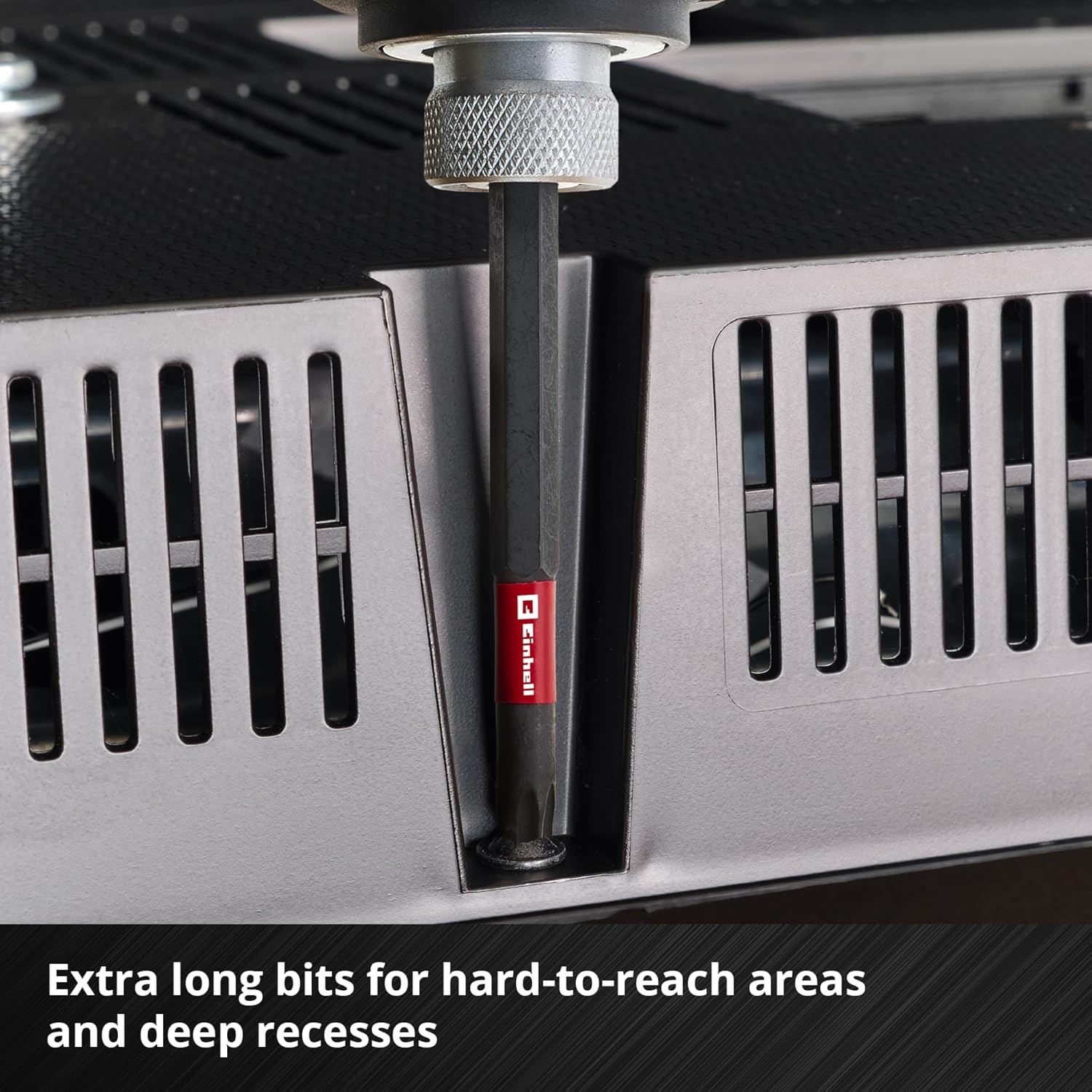 Einhell M-CASE 38-Piece Impact Bit Set (25 Mm Bits, 50 Mm Bits, 90 Mm Bits, Hex Sockets, 60 Mm Bit Holder with Storage Box) image number 3