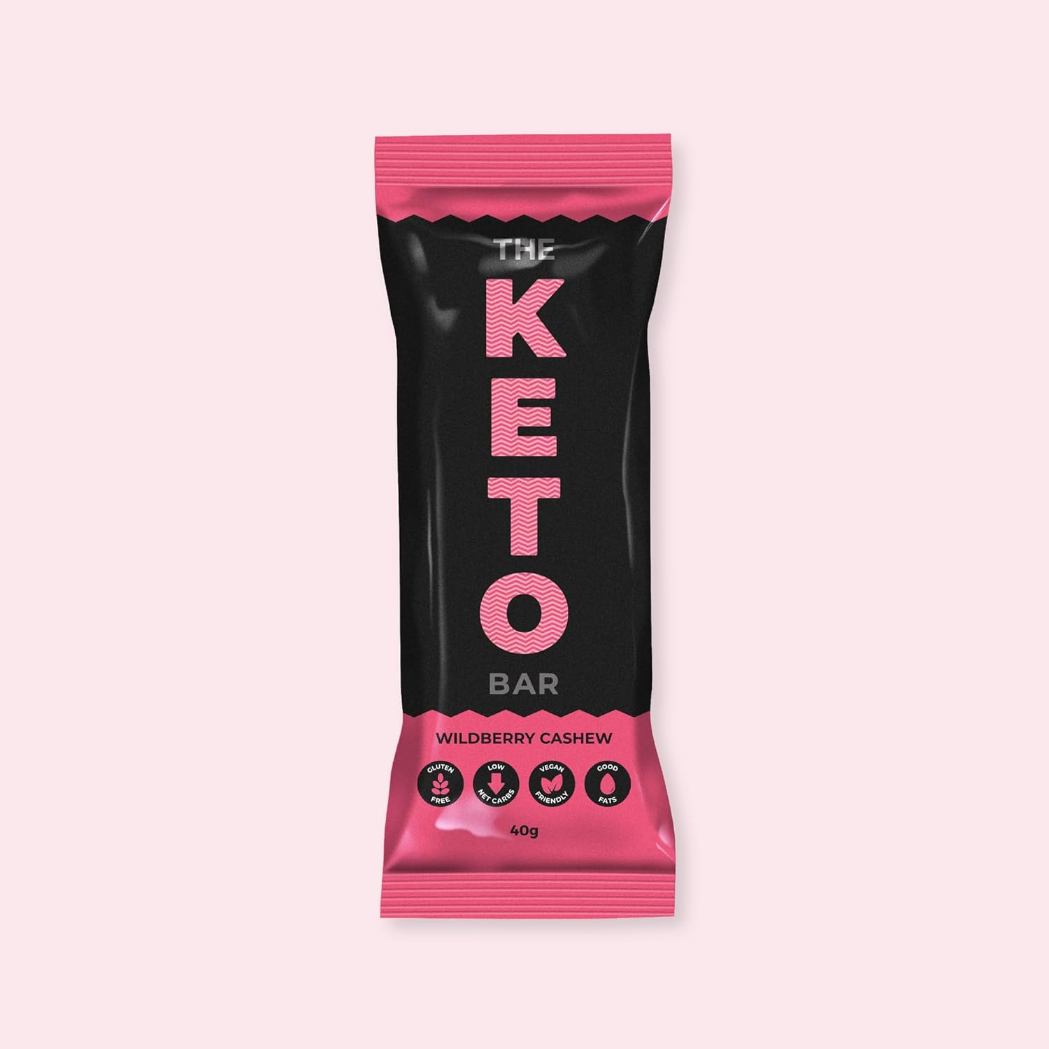 Yours Truly Wildberry Cashew the Keto Bars 10X 40 G