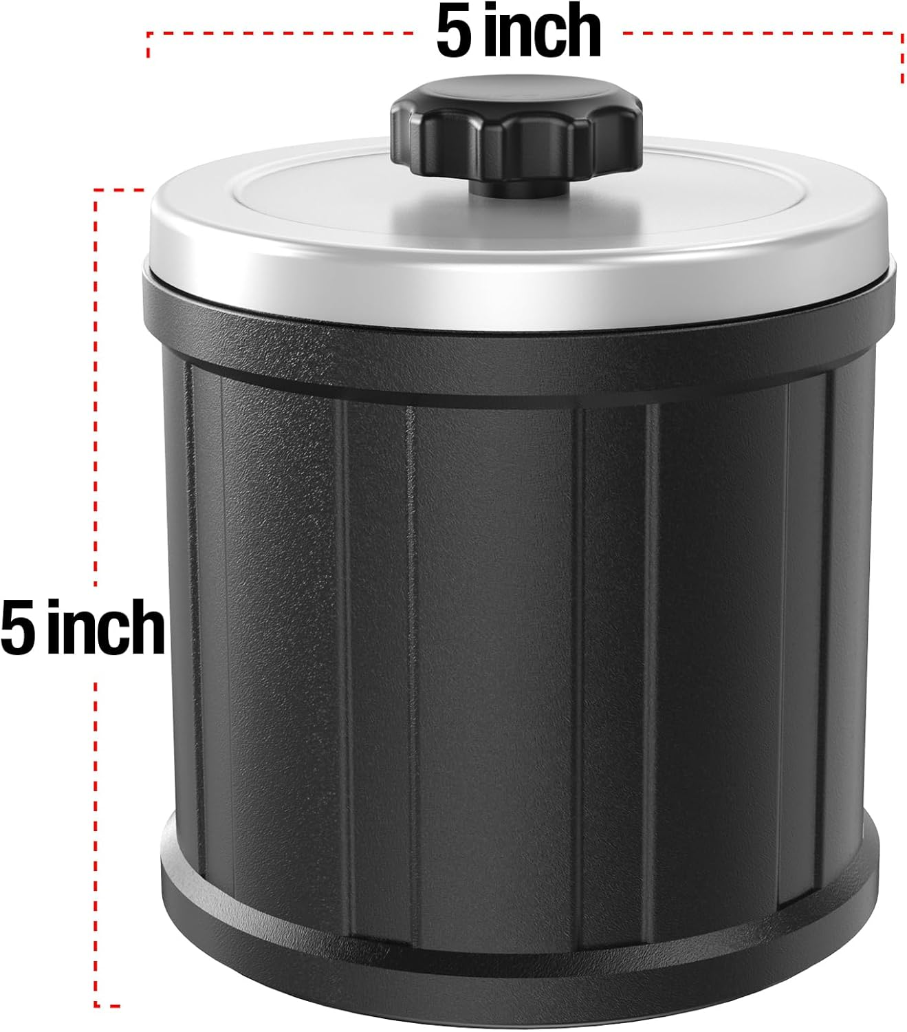 Koolstone Rock Tumbler Barrel Extral Large Capacity 3 Lbs, Rubber Material, with Durable Leak-Proof Lid, 5 X 5 Inch, DC20220422