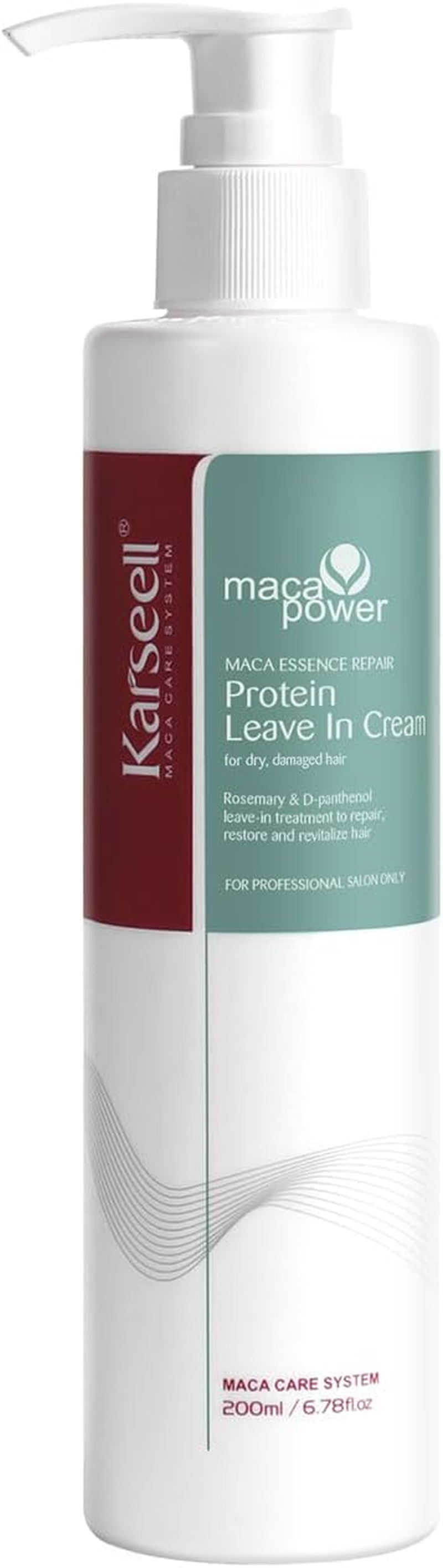 Karseell Deep Moisturising Leave in Conditioner Protein Cream Repairs Damage Hair Treatment Thermal Damage Pre-Protection Organic Protein Cream for Dry Damaged Hair image number 1