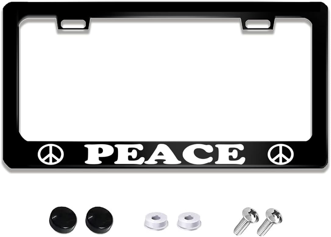 Funny License Plate Frame with Humor Text Gay Pride Rainbow Flag I'M so Gay I Can'T Even Drive Straight Aluminum Black Car Cover Holder with 2 Holes and Screws 12 X 6 Inch for US Vehicle Standard