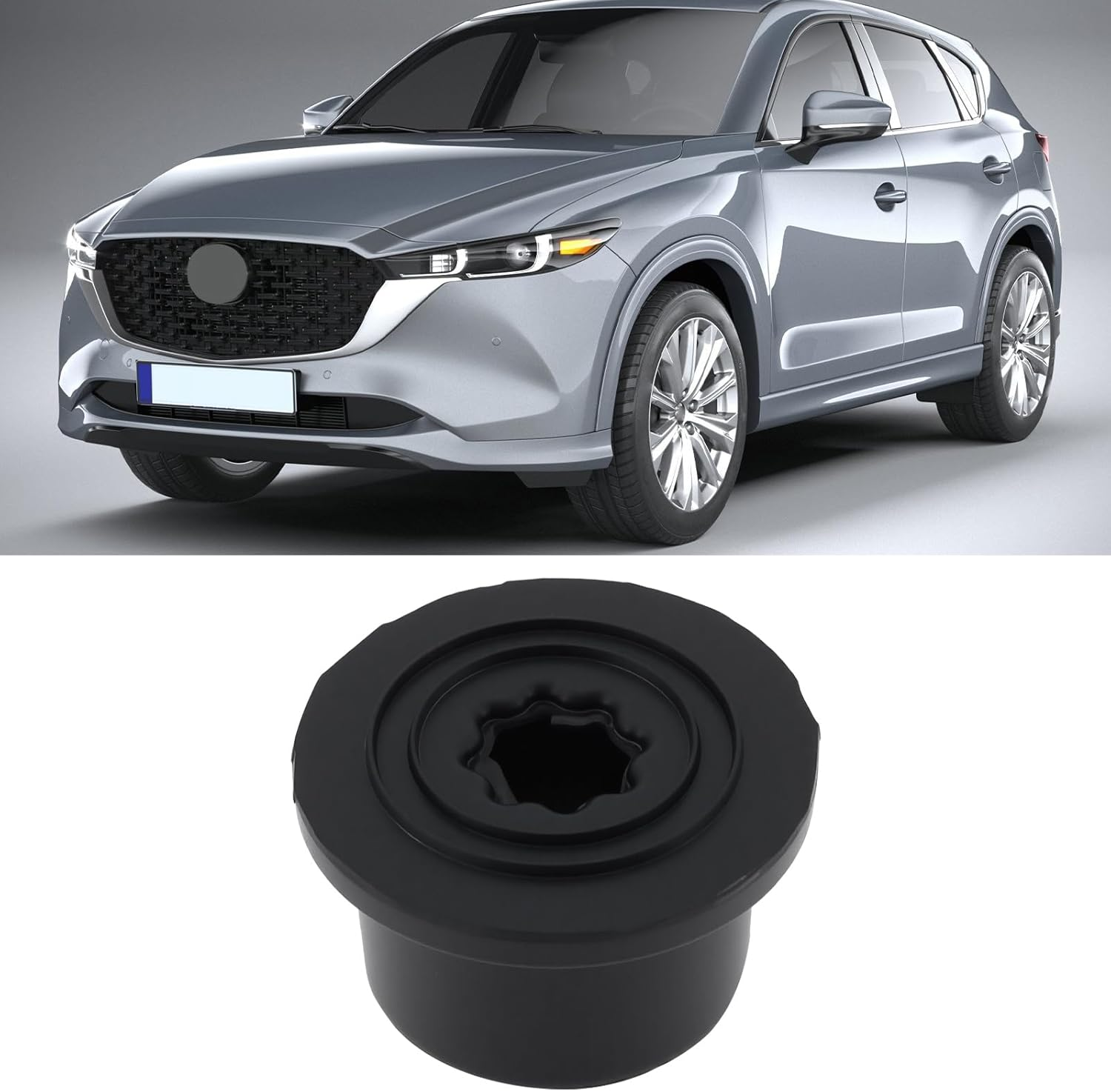 LT Easiyl 2Pcs Upper Radiator Rubber Bushing Replacement Part PE01-15-242 PE0115242 Compatible with Mazda 3 6 CX-5 image number 4