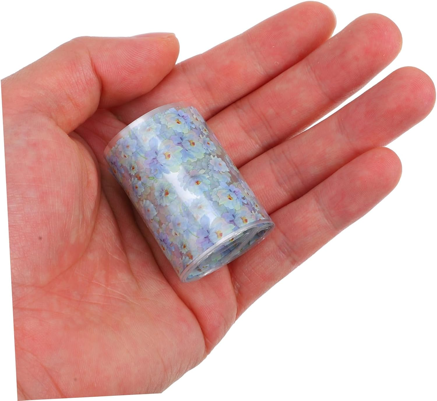 Mikinona 10 Sheets Flower Nail Art Stickers Christmas Nail Decals Women DIY Manicure Pastes for Party - Assorted Color image number 2