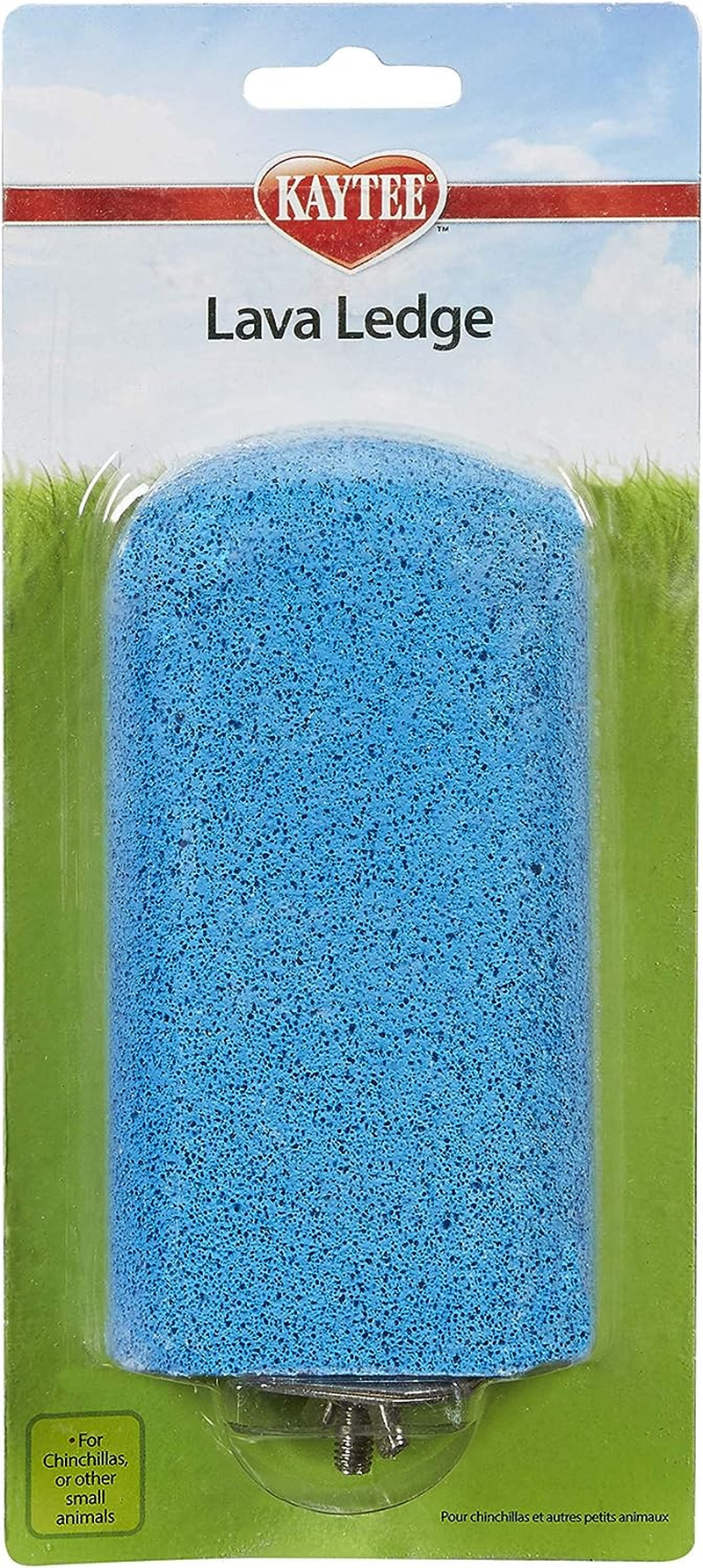 Kaytee Pumice Rock Lava Ledge, Attaches to Cage, Chewing, Teeth and Beak Grinding, for Chinchillas, Ferrets, Rabbits, Birds (Assorted Colours) image number 3