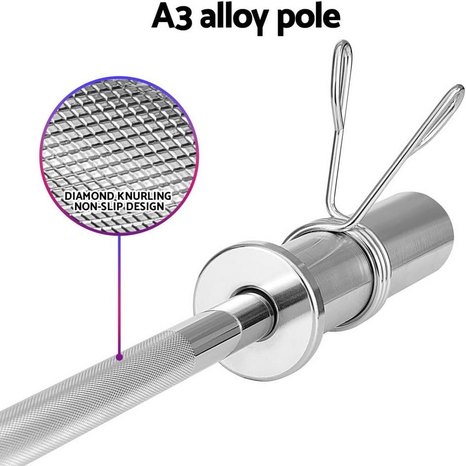 Everfit Barbell Bar Weights Lifting Dumbbells Olympic Training Bar Gym Fitness image number 5