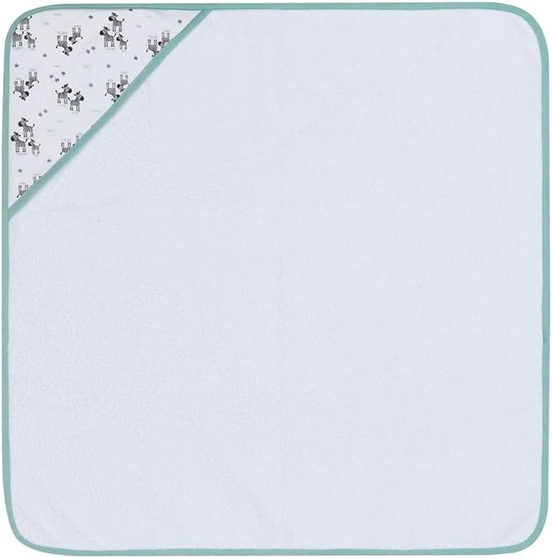 Snugtime Mitten-Zibra Hodded Towel