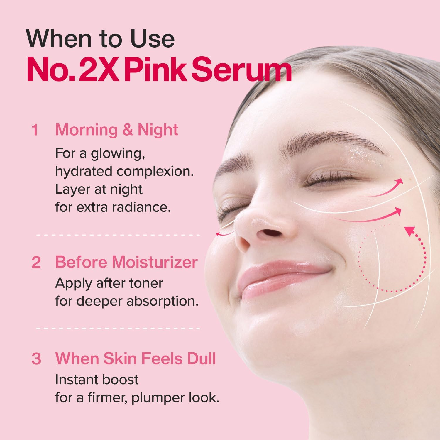 Numbuzin No.2X Serum | Rose PDRN Collagen 2X Plumping Serum | Glowing, Hydrating, Firming, Korean Skincare | Collagen, Peptides, PDRN | for Dry, Combination Skin | 1.01 Fl.Oz. image number 2