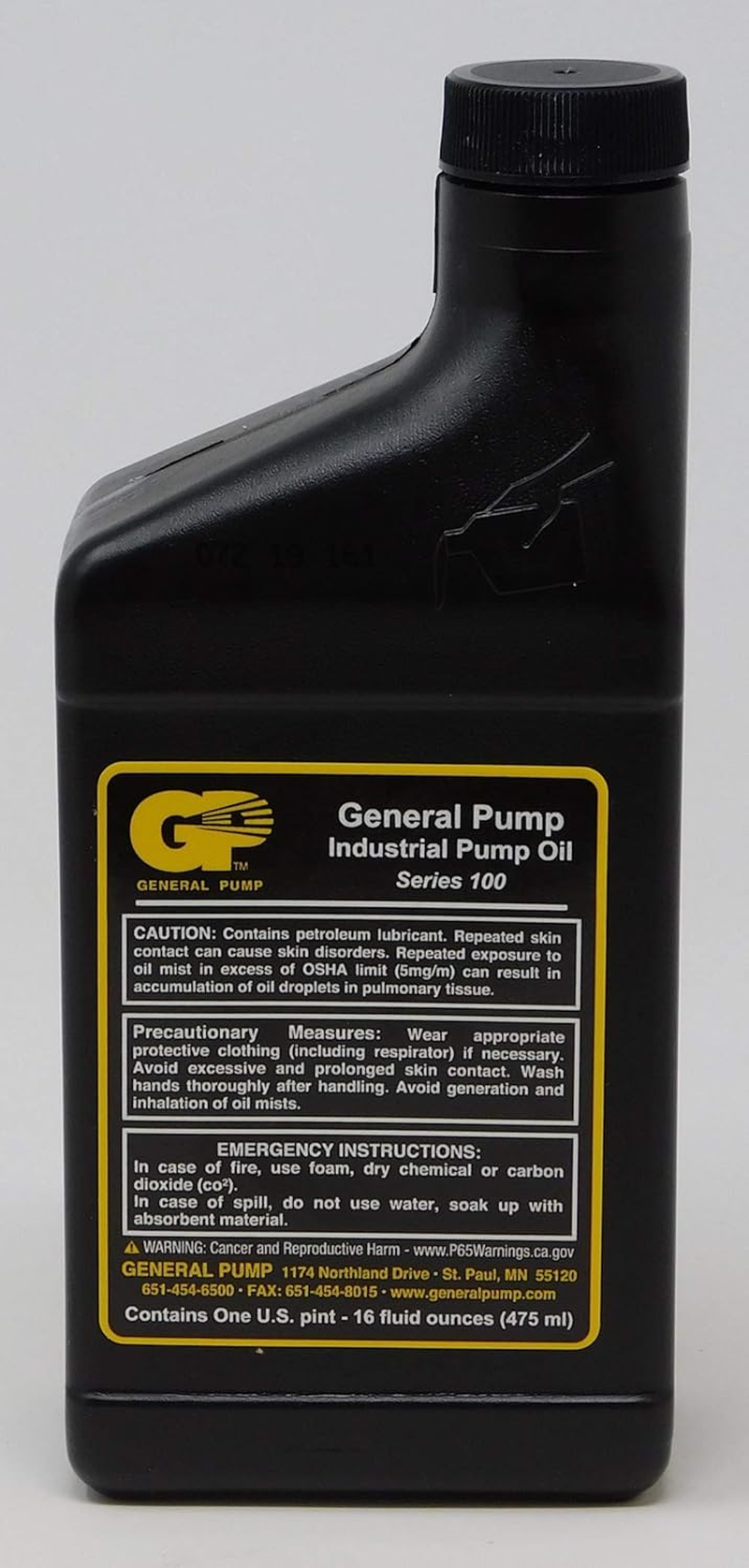 General Pump 758-115 Industrial Pump 100 Series Oil image number 1