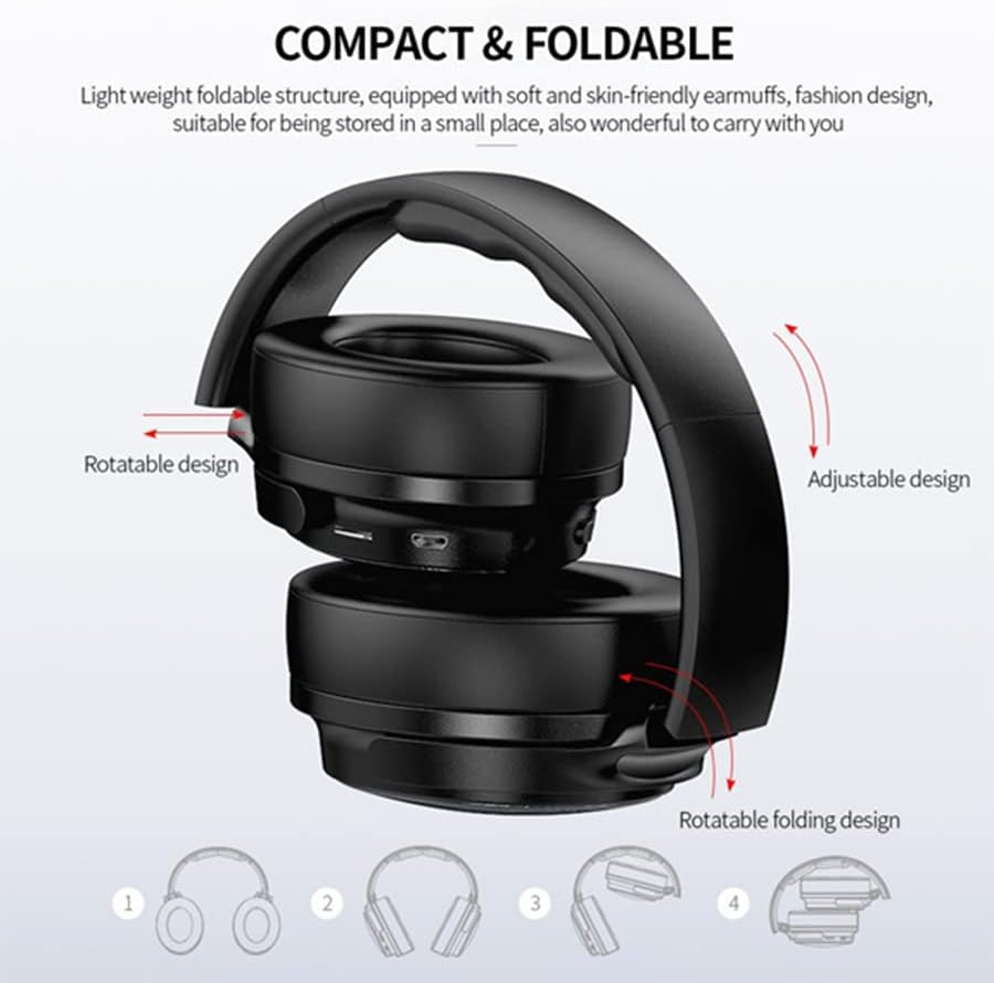 Awei A780BL Wireless Bluetooth V5.0 Headphones Foldable 40Mm Driver Unit with TF Card Slot (Australia Stock) image number 4