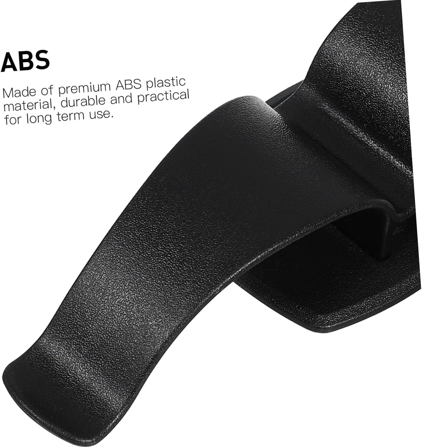 2 Pcs Car Umbrella Holder Clips Black Abs Plastic Screw-In Hooks for Trunk and Door Car Hook Organizer for Umbrella and Bag Storage image number 1