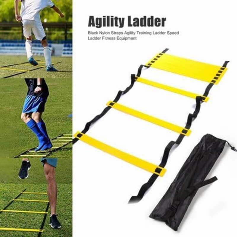 SPPHOENIX 7M Agility Speed Ladder for Sports Training - Soccer, Football, Fitness Trainer with Adjustable Rungs, Carry Bag Included image number 1