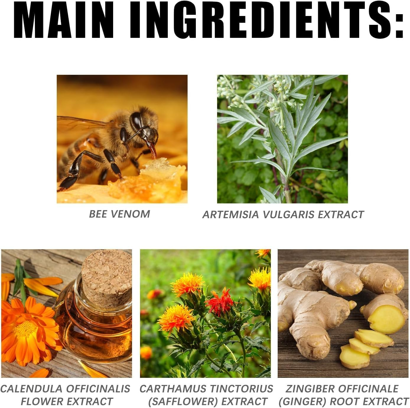 Bee Venom Slimming Patches, Bee Venom Lymphatic Drainage Slimming Patches for Women & Men 20Pcs image number 5