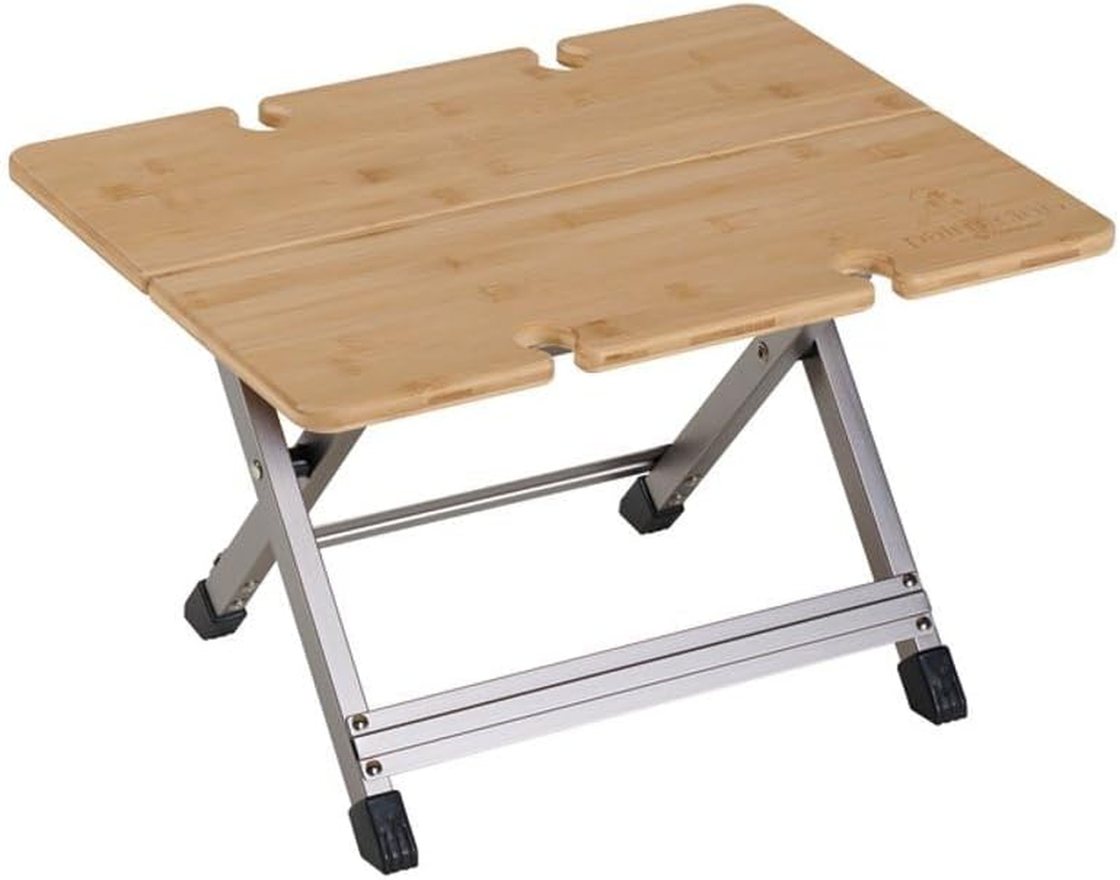 Oztrail Bamboo Beach Table, 60 Kg Weight Capacity image number 5