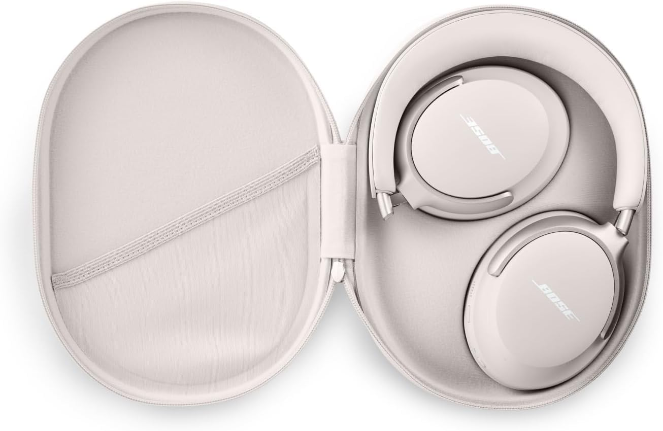 Bose Quietcomfort Ultra Bluetooth Wireless Noise Cancelling Headphones for Music with Spatial Audio, Over-The-Ear Headphones with Mic, up to 24 Hours of Battery Life, White Smoke - Deep Plum image number 5