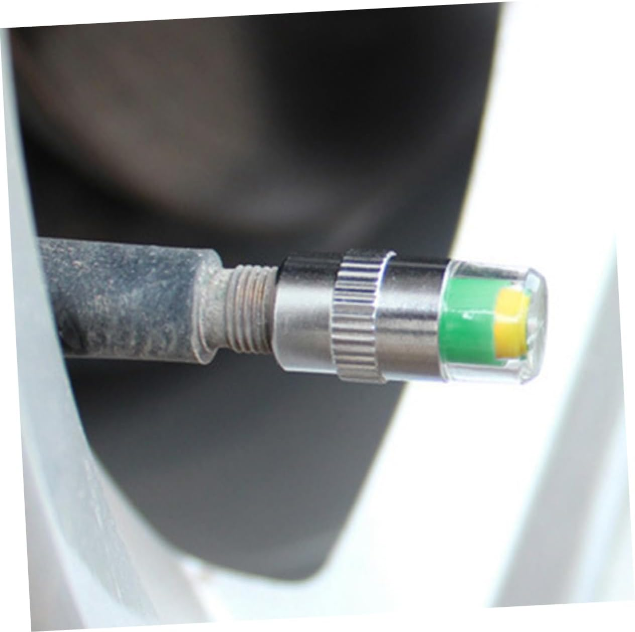 ULTECHNOVO 12Pcs Car Tyre Pressure Monitor Dust Cap Sensor Pressure Warning Caps for Vehicle Tire Monitoring System in Automotive Tyres Wheels image number 1