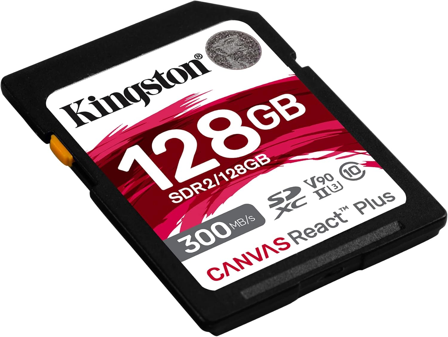 Kingston 128 GB Canvas React plus SD Memory Card, Black image number 4