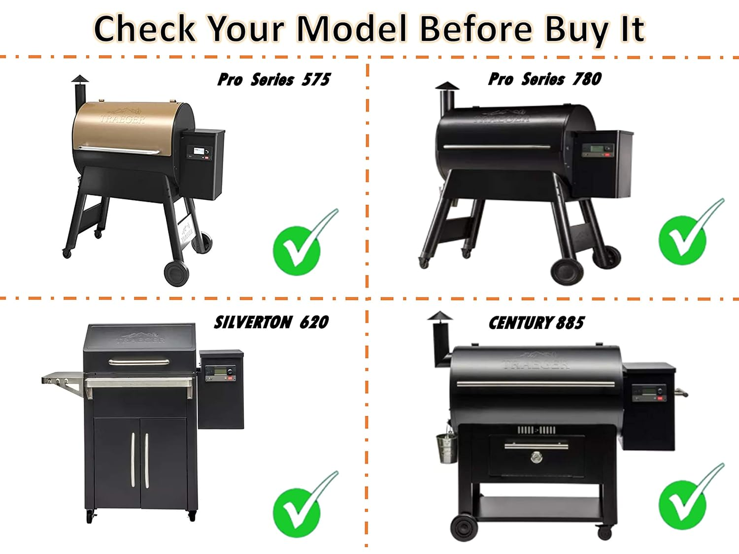 WAITCOOK Fire Burn Pot and D2 Hot Rod Ignitor Kit Compatible with Traeger Pro Series 575 & 780,Ironwood 650 & 885 Wood Pellet Grill - Hot Rod 20V image number 6