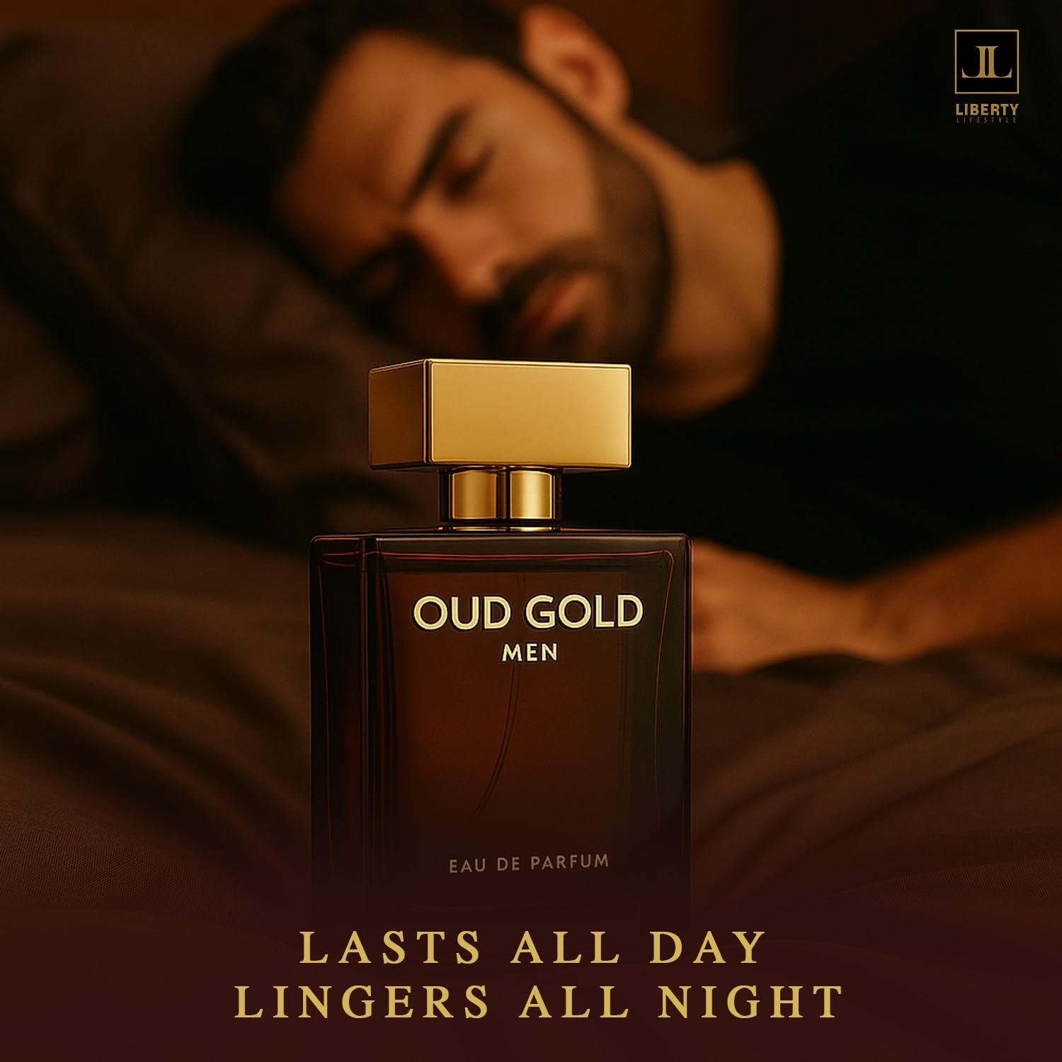 Liberty Oud Perfume for Men (100Ml/3.4Oz) Premium Oud Gold Perfumes for Long-Lasting EDP Eau De Parfum Luxury Woody Fragrance for Men, Perfume Spray image number 1