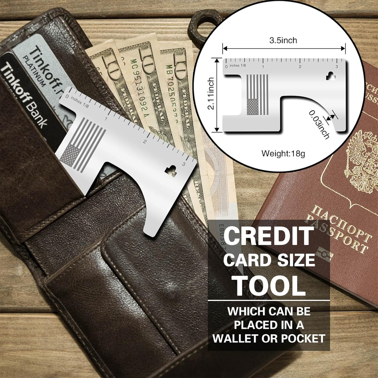 CPLIKE 2 Pack Multitool, Firefighter Hand Tools, Stainless Steel image number 4