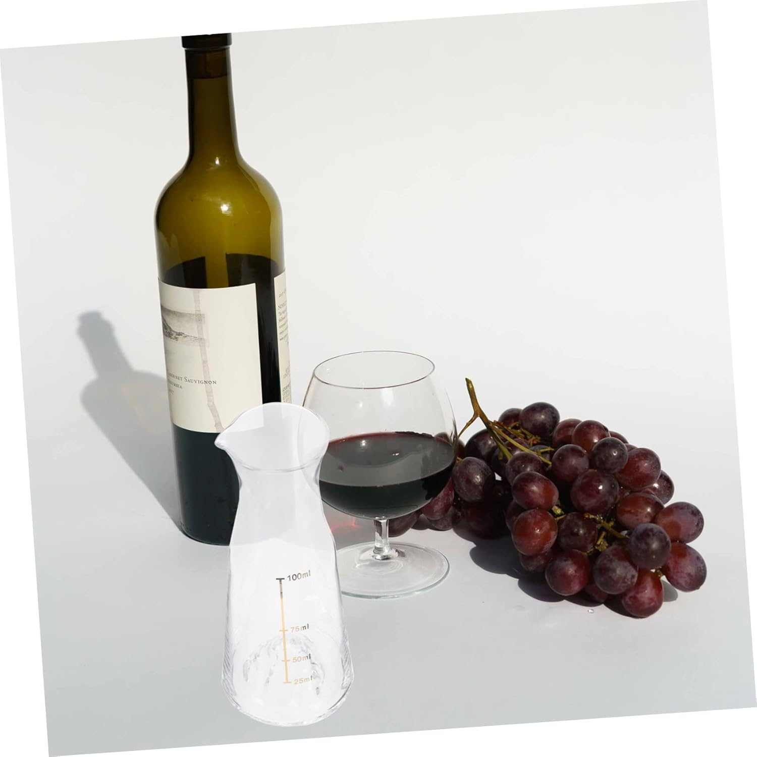 UTHCLO Glass Wine Dispenser Handheld Decanter for Wine Elegant Whiskey Decanter image number 1