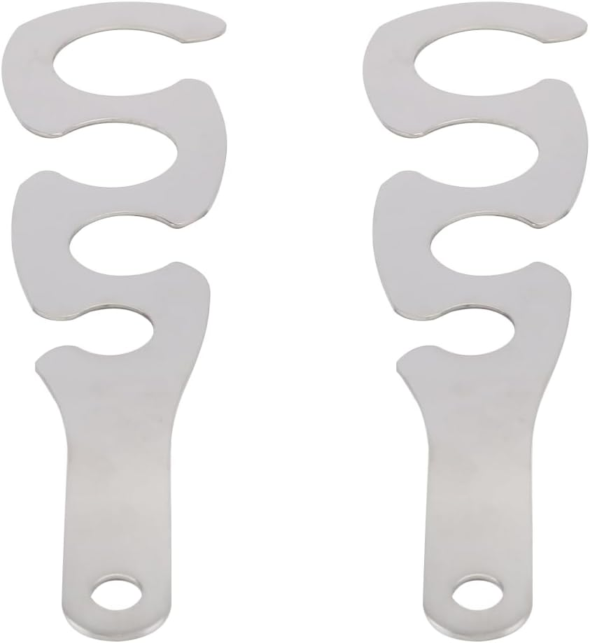 Enwye 4 Hole Spaghetti Measuring Tool Stainless Steel Pasta Gadget Spaghetti Ruler Quick Pasta Measuring Tool