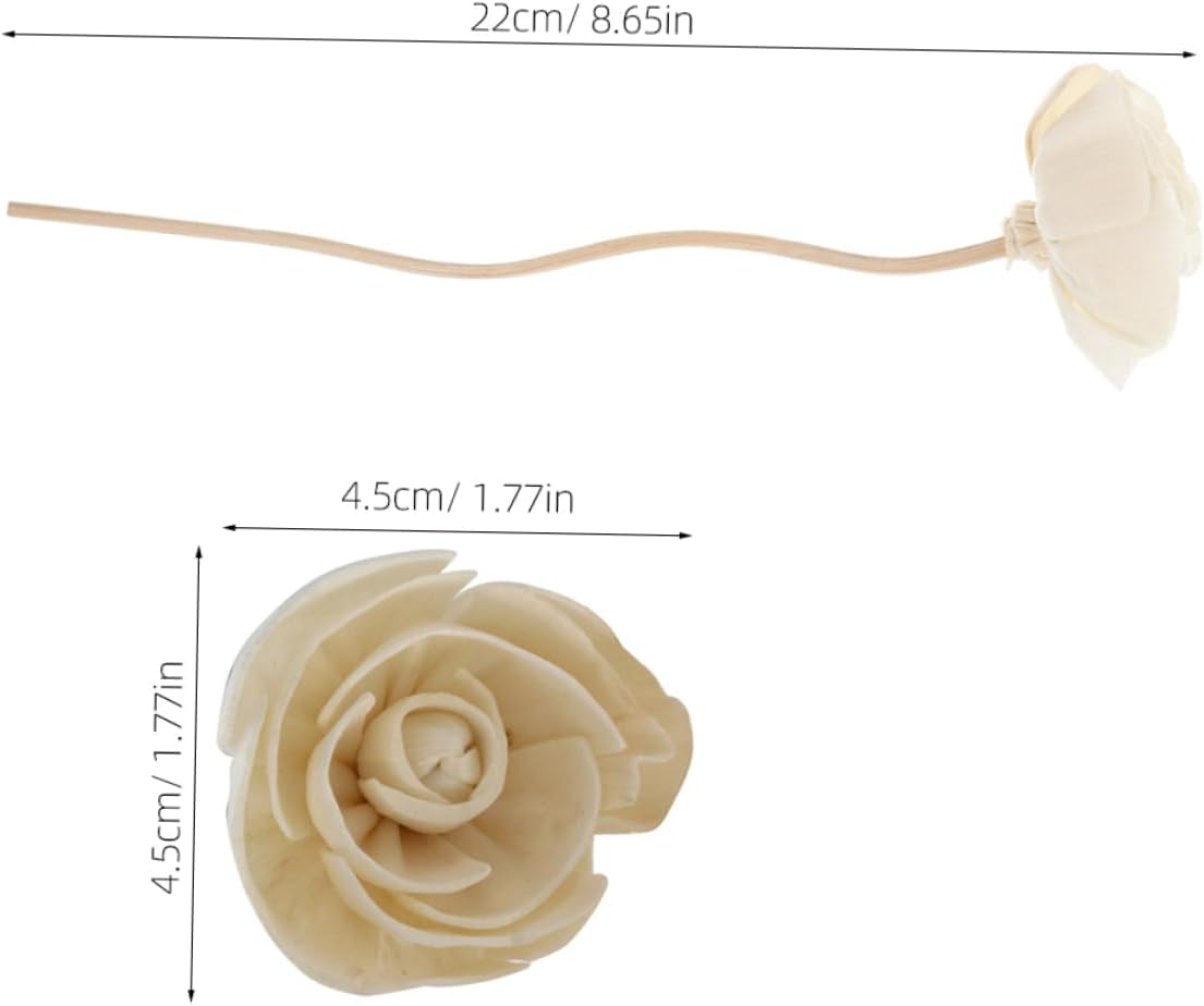 Cabilock 36Pcs Dried Flower Aroma Diffuser Sticks Essential Oil Reed Diffuser for Home Replaceable Fragrance Sticks for Living Bedroom Aromatherapy image number 6