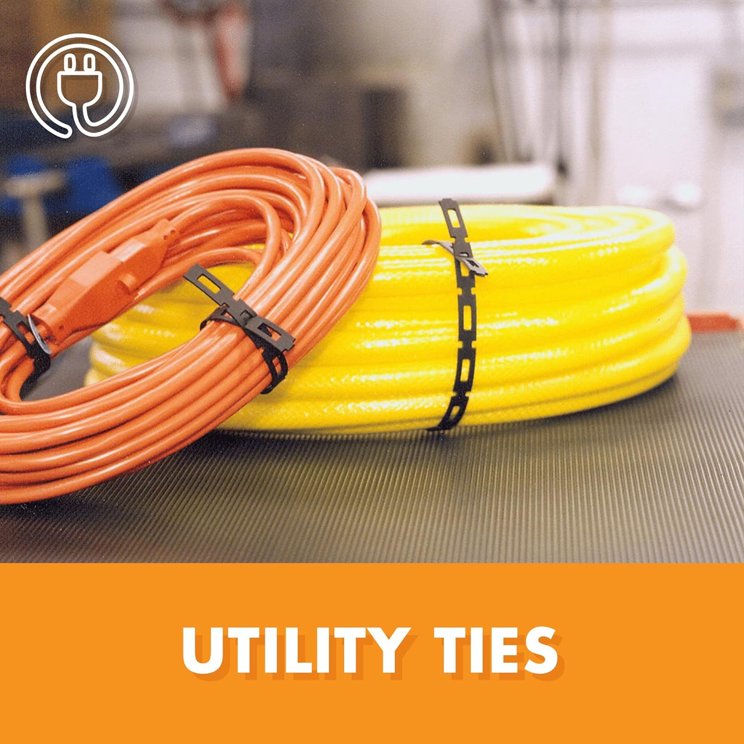 Easyflex 1100-2 Firmflex Chain Lock Tree Tie, 100 Foot, Black image number 6