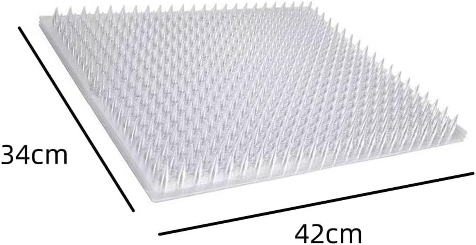 Scat Mat for Cats 34 X 43Cm Cat Spike Mat,Pet Repellent,Pet Deterrent Spikes for Sofa Balcony Patio 10Pcs. image number 3