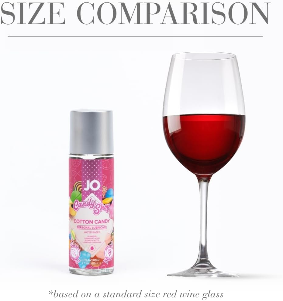 System Jo H2O Flavoured Candy Shop Cotton Candy Personal Lubricant, Cotton Candy 60 Milliliters image number 3