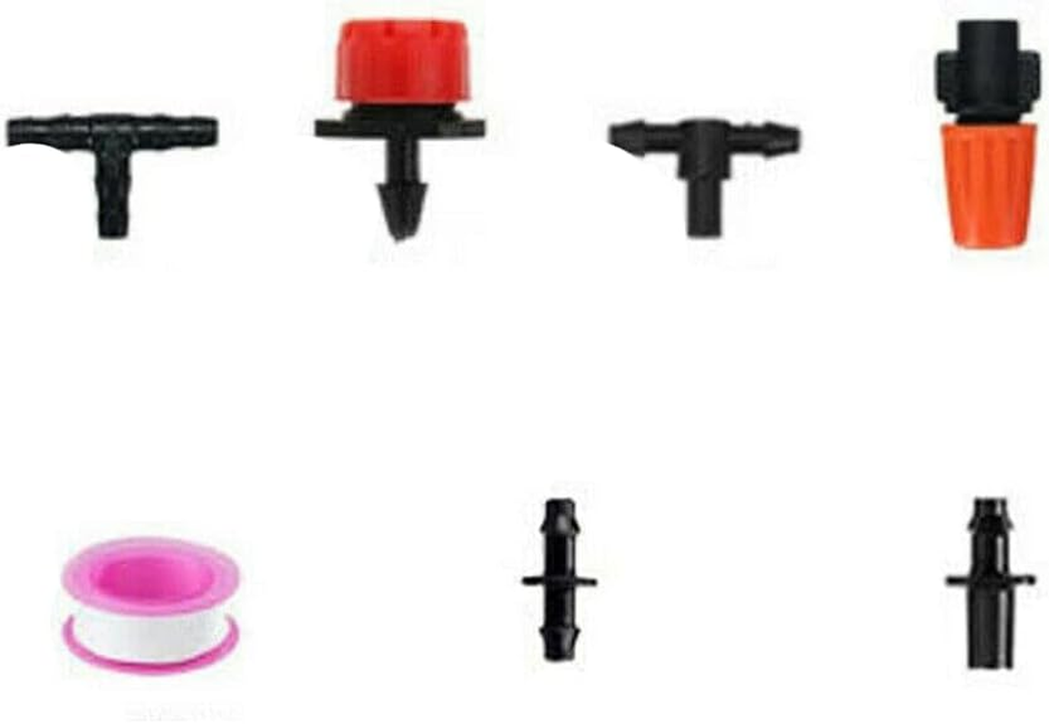 50M Hose Garden Irrigation System with Timer Plant Watering DIY Micro Drip Kits for Outdoor Plants, Greenhouse, Lawn, Patio & Flower Beds (152PCS KIT) image number 2